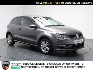 Used 2016 GREY VOLKSWAGEN POLO Hatchback 1.0 BlueMotion Tech Match Hatchback 3dr Petrol Manual Euro 6 (s/s) (75 ps) (reg. 2016-11-29) for sale in Stockport
