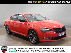 Used 2016 RED SKODA SUPERB Hatchback 2.0 TSI SportLine Hatchback 5dr Petrol DSG 4WD Euro 6 (s/s) (280 ps) (reg. 2016-09-30) for sale in Stockport