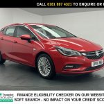 Used 2016 RED VAUXHALL ASTRA Hatchback 1.4i Turbo Elite Nav Hatchback 5dr Petrol Manual Euro 6 (150 ps) (reg. 2016-03-10) for sale in Manchester