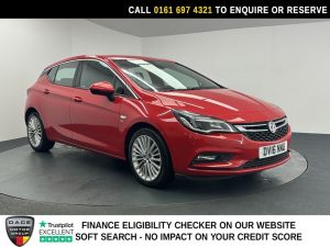 Used 2016 RED VAUXHALL ASTRA Hatchback 1.4i Turbo Elite Nav Hatchback 5dr Petrol Manual Euro 6 (150 ps) (reg. 2016-03-10) for sale in Manchester