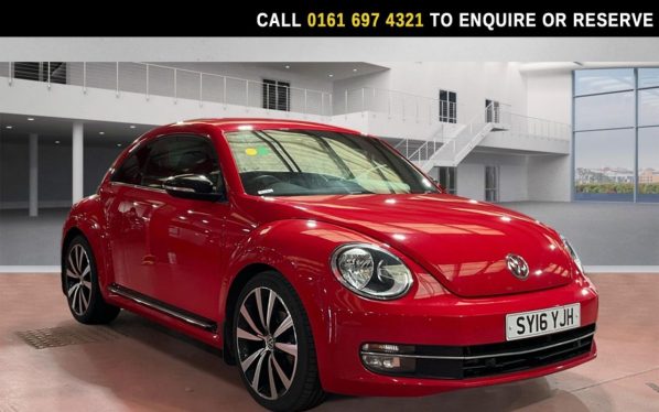 Used 2016 RED VOLKSWAGEN BEETLE Hatchback 1.4 TSI BlueMotion Tech Sport Hatchback 3dr Petrol Manual Euro 6 (s/s) (150 ps) (reg. 2016-05-25) for sale in Manchester