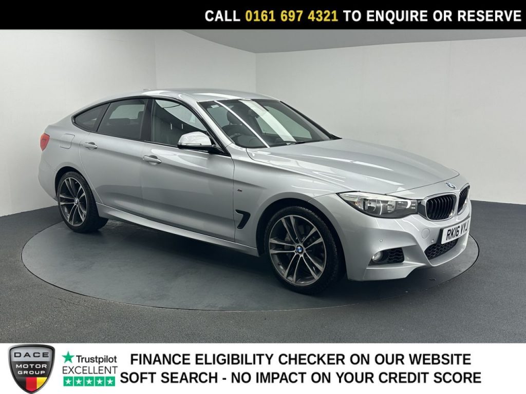 Used 2016 SILVER BMW 3 SERIES GRAN TURISMO Hatchback 3.0 335d M Sport GT 5dr Diesel Auto xDrive Euro 6 (s/s) (313 ps) (reg. 2016-03-31) for sale in Manchester