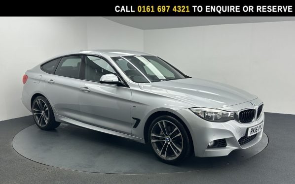Used 2016 SILVER BMW 3 SERIES GRAN TURISMO Hatchback 3.0 335d M Sport GT 5dr Diesel Auto xDrive Euro 6 (s/s) (313 ps) (reg. 2016-03-31) for sale in Manchester