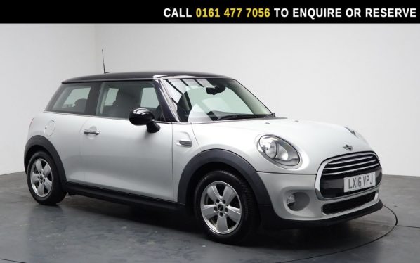 Used 2016 SILVER MINI HATCH Hatchback 1.5 Cooper Hatchback 3dr Petrol Manual Euro 6 (s/s) (136 ps) (reg. 2016-03-21) for sale in Stockport