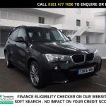 Used 2017 BLACK BMW X3 SUV 2.0 20d M Sport SUV 5dr Diesel Auto xDrive Euro 6 (s/s) (190 ps) (reg. 2017-01-17) for sale in Stockport