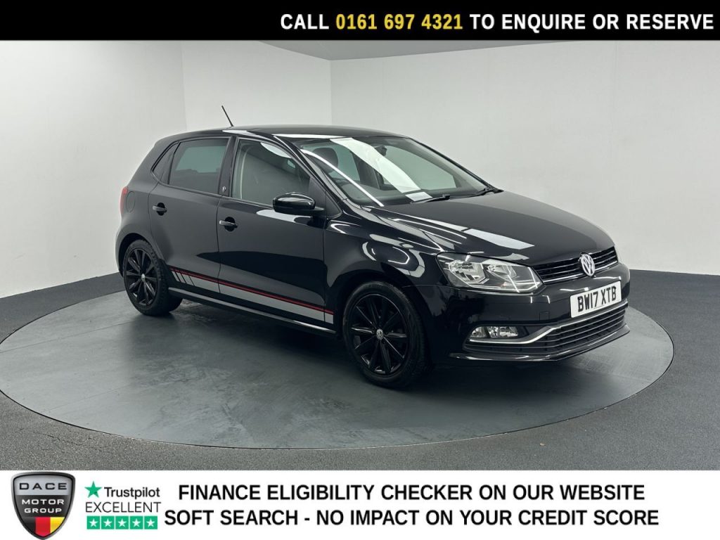 Used 2017 BLACK VOLKSWAGEN POLO Hatchback 1.0 BlueMotion Tech beats Hatchback 5dr Petrol Manual Euro 6 (s/s) (60 ps) (reg. 2017-06-30) for sale in Manchester