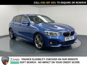 Used 2017 BLUE BMW 1 SERIES Hatchback 2.0 118d M Sport Hatchback 5dr Diesel Manual Euro 6 (s/s) (150 ps) (reg. 2017-09-28) for sale in Manchester
