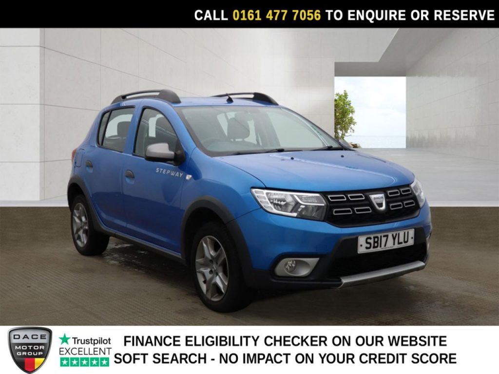 Used 2017 BLUE DACIA SANDERO STEPWAY Hatchback 0.9 TCe Ambiance Hatchback 5dr Petrol Manual Euro 6 (s/s) (90 ps) (reg. 2017-05-22) for sale in Stockport