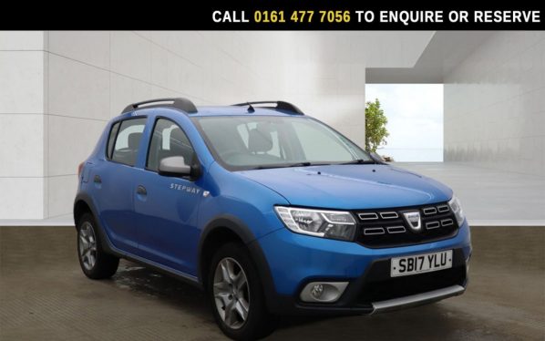 Used 2017 BLUE DACIA SANDERO STEPWAY Hatchback 0.9 TCe Ambiance Hatchback 5dr Petrol Manual Euro 6 (s/s) (90 ps) (reg. 2017-05-22) for sale in Stockport