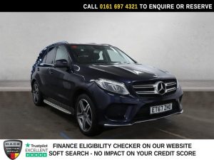 Used 2017 BLUE MERCEDES-BENZ GLE SUV 3.0 GLE350d V6 AMG Line (Premium) SUV 5dr Diesel G-Tronic 4MATIC Euro 6 (s/s) (258 ps) (reg. 2017-11-10) for sale in Manchester