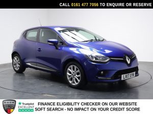 Used 2017 BLUE RENAULT CLIO Hatchback 0.9 TCe Dynamique Nav Hatchback 5dr Petrol Manual Euro 6 (s/s) (90 ps) (reg. 2017-06-05) for sale in Stockport