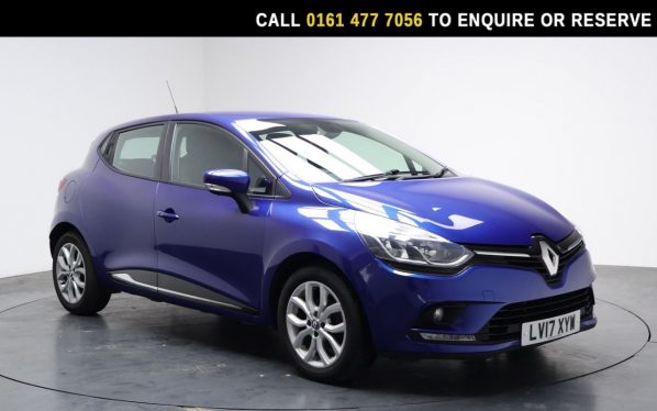 Used 2017 BLUE RENAULT CLIO Hatchback 0.9 TCe Dynamique Nav Hatchback 5dr Petrol Manual Euro 6 (s/s) (90 ps) (reg. 2017-06-05) for sale in Stockport
