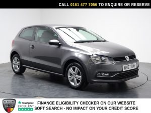 Used 2017 GREY VOLKSWAGEN POLO Hatchback 1.0 Match Edition Hatchback 3dr Petrol Manual Euro 6 (s/s) (75 ps) (reg. 2017-09-29) for sale in Stockport