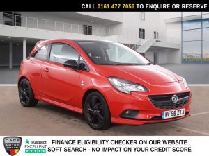 Used 2017 RED VAUXHALL CORSA Hatchback 1.4i ecoFLEX Limited Edition Hatchback 3dr Petrol Manual Euro 6 (90 ps) (reg. 2017-01-13) for sale in Stockport