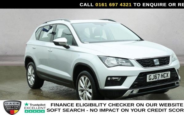 Used 2017 SILVER SEAT ATECA SUV 1.4 EcoTSI SE SUV 5dr Petrol DSG Euro 6 (s/s) (150 ps) (reg. 2017-10-18) for sale in Manchester