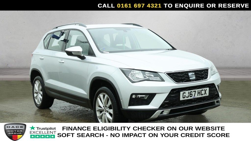 Used 2017 SILVER SEAT ATECA SUV 1.4 EcoTSI SE SUV 5dr Petrol DSG Euro 6 (s/s) (150 ps) (reg. 2017-10-18) for sale in Manchester