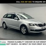 Used 2017 SILVER SKODA OCTAVIA Estate 1.5 TSI ACT SE Estate 5dr Petrol DSG Euro 6 (s/s) (150 ps) (reg. 2017-12-30) for sale in Manchester