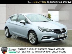 Used 2017 SILVER VAUXHALL ASTRA Hatchback 1.4i Turbo Elite Nav Hatchback 5dr Petrol Manual Euro 6 (150 ps) (reg. 2017-06-27) for sale in Stockport