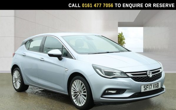 Used 2017 SILVER VAUXHALL ASTRA Hatchback 1.4i Turbo Elite Nav Hatchback 5dr Petrol Manual Euro 6 (150 ps) (reg. 2017-06-27) for sale in Stockport