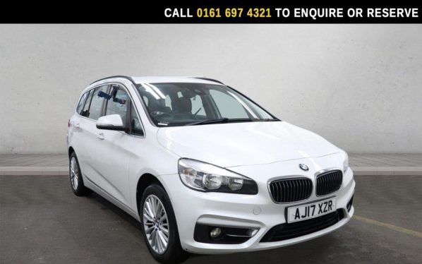 Used 2017 WHITE BMW 2 Series GRAN TOURER MPV 2.0 220d Luxury MPV 5dr Diesel Auto Euro 6 (s/s) (190 ps) (reg. 2017-07-27) for sale in Manchester