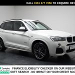 Used 2017 WHITE BMW X3 SUV 2.0 20d M Sport SUV 5dr Diesel Auto xDrive Euro 6 (s/s) (190 ps) (reg. 2017-09-18) for sale in Stockport