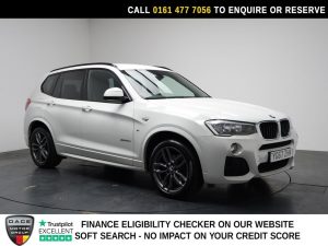 Used 2017 WHITE BMW X3 SUV 2.0 20d M Sport SUV 5dr Diesel Auto xDrive Euro 6 (s/s) (190 ps) (reg. 2017-09-18) for sale in Stockport