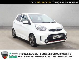 Used 2017 WHITE KIA PICANTO Hatchback 1.25 EcoDynamics Sport Hatchback 5dr Petrol Manual Euro 6 (s/s) (84 bhp) (reg. 2017-01-14) for sale in Manchester