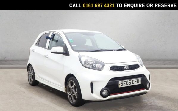 Used 2017 WHITE KIA PICANTO Hatchback 1.25 EcoDynamics Sport Hatchback 5dr Petrol Manual Euro 6 (s/s) (84 bhp) (reg. 2017-01-14) for sale in Manchester