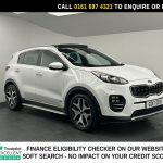Used 2017 WHITE KIA SPORTAGE SUV 1.6 T-GDi GT-Line S SUV 5dr Petrol DCT AWD Euro 6 (174 bhp) (reg. 2017-06-30) for sale in Manchester