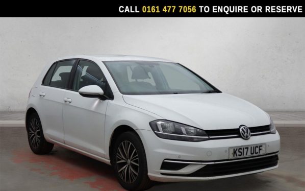 Used 2017 WHITE VOLKSWAGEN GOLF Hatchback 1.4 TSI BlueMotion Tech SE Nav Hatchback 5dr Petrol Manual Euro 6 (s/s) (125 ps) (reg. 2017-06-05) for sale in Stockport