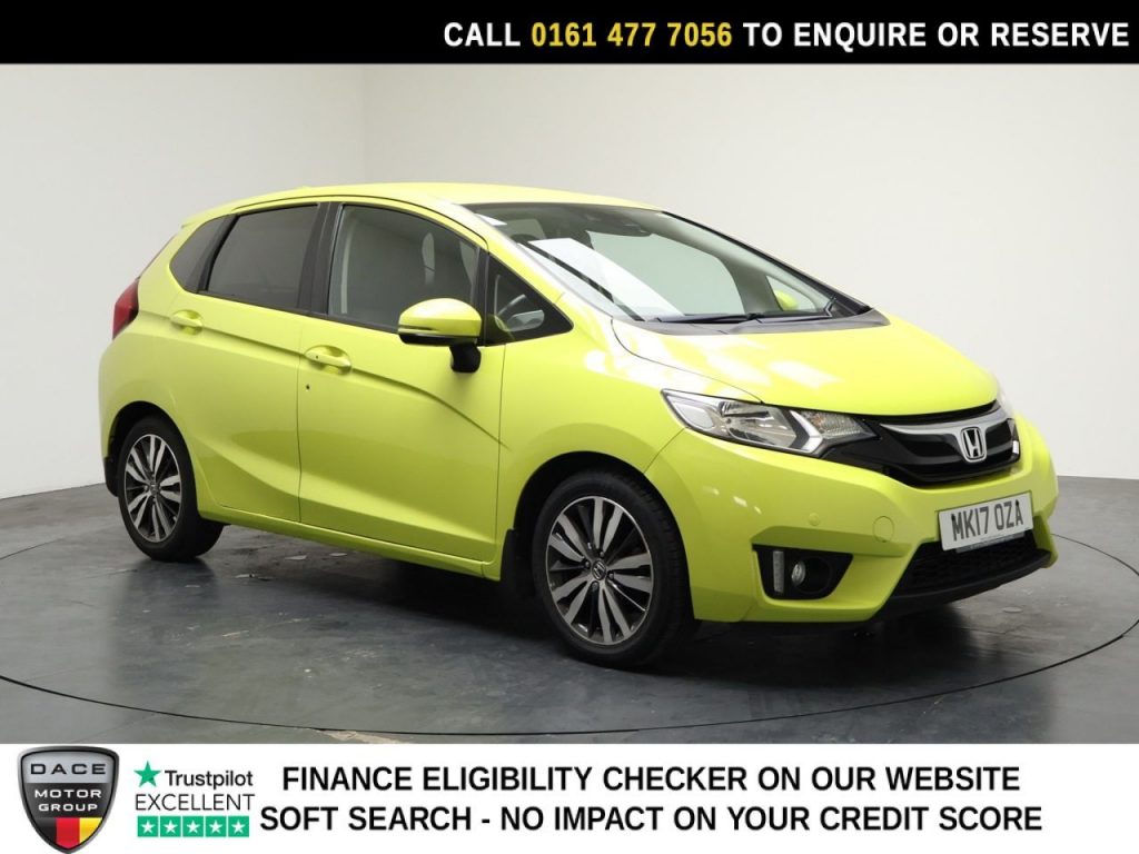 Used 2017 YELLOW HONDA JAZZ Hatchback 1.3 i-VTEC EX Hatchback 5dr Petrol CVT Euro 6 (s/s) (102 ps) (reg. 2017-03-29) for sale in Stockport