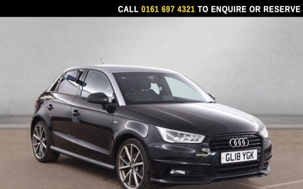 Used 2018 BLACK AUDI A1 Hatchback 1.4 TFSI Black Edition Sportback 5dr Petrol Manual Euro 6 (s/s) (Nav) (125 ps) (reg. 2018-05-18) for sale in Manchester