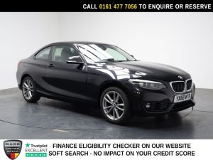 Used 2018 BLACK BMW 2 SERIES Coupe 1.5 218i Sport Coupe 2dr Petrol Manual Euro 6 (s/s) (136 ps) (reg. 2018-09-18) for sale in Stockport