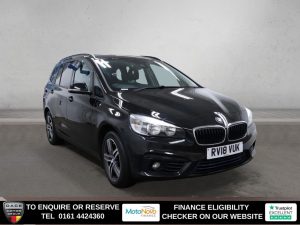 Used 2018 BLACK BMW 2 Series GRAN TOURER MPV 1.5 218i Sport MPV 5dr Petrol DCT Euro 6 (s/s) (140 ps) (reg. 2018-03-29) for sale in Altrincham