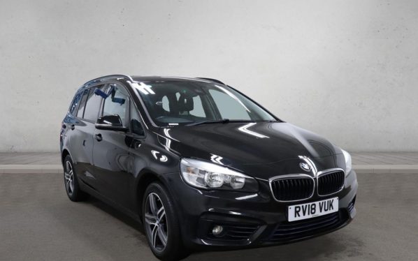 Used 2018 BLACK BMW 2 Series GRAN TOURER MPV 1.5 218i Sport MPV 5dr Petrol DCT Euro 6 (s/s) (140 ps) (reg. 2018-03-29) for sale in Altrincham