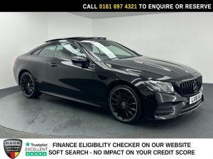Used 2018 BLACK MERCEDES-BENZ E-CLASS Coupe 2.0 E220d AMG Line (Premium Plus) Coupe 2dr Diesel G-Tronic+ Euro 6 (s/s) (194 ps) (reg. 2018-06-21) for sale in Manchester