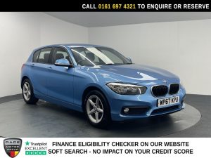 Used 2018 BLUE BMW 1 SERIES Hatchback 1.5 118i SE Hatchback 5dr Petrol Manual Euro 6 (s/s) (136 ps) (reg. 2018-01-03) for sale in Manchester