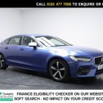 Used 2018 BLUE VOLVO S90 Saloon 2.0 D4 R-Design Saloon 4dr Diesel Auto Euro 6 (s/s) (190 ps) (reg. 2018-10-07) for sale in Stockport