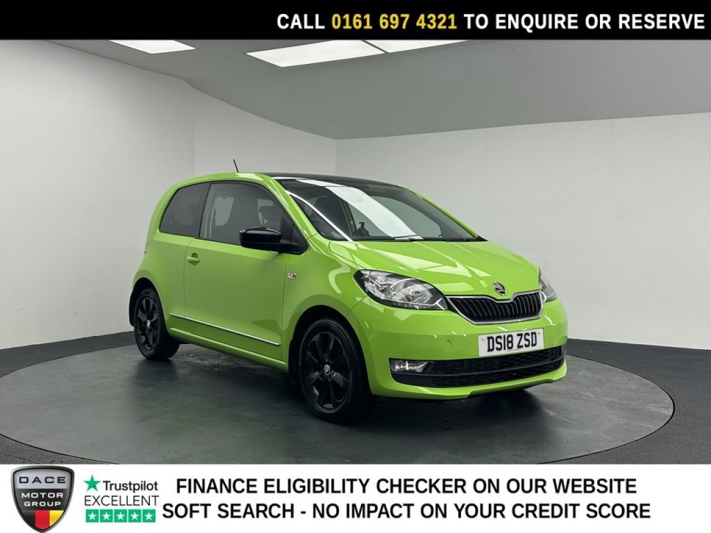 Used 2018 GREEN SKODA CITIGO Hatchback 1.0 MPI Colour Edition Hatchback 3dr Petrol Manual Euro 6 (60 ps) (reg. 2018-08-22) for sale in Manchester