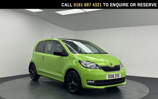 Used 2018 GREEN SKODA CITIGO Hatchback 1.0 MPI Colour Edition Hatchback 3dr Petrol Manual Euro 6 (60 ps) (reg. 2018-08-22) for sale in Manchester