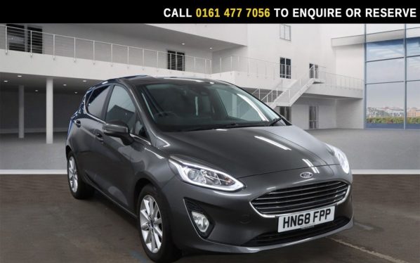 Used 2018 GREY FORD FIESTA Hatchback 1.0T EcoBoost GPF Titanium X Hatchback 5dr Petrol Manual Euro 6 (s/s) (125 ps) (reg. 2018-11-28) for sale in Stockport