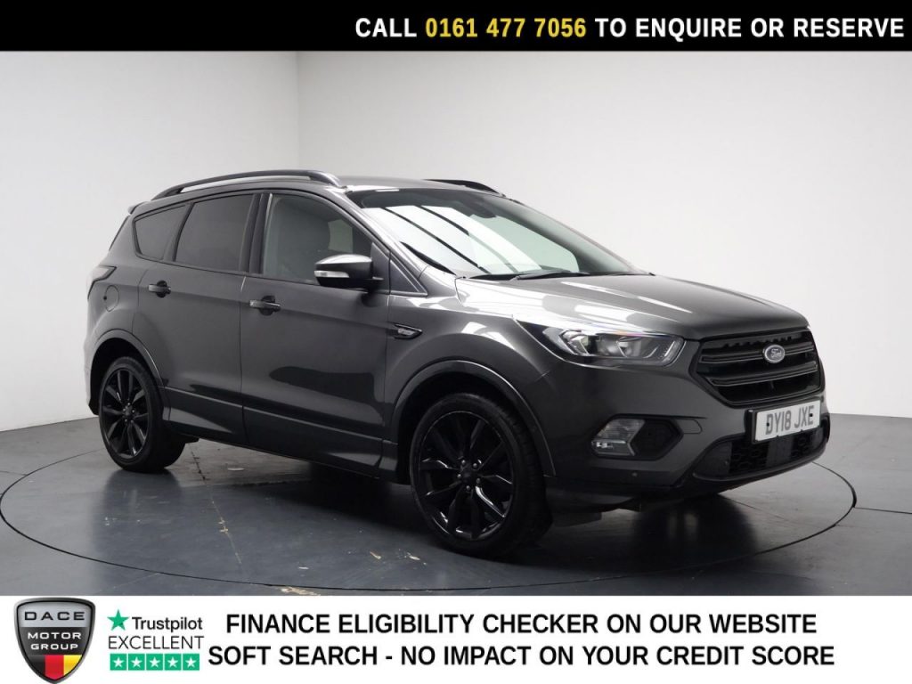 Used 2018 GREY FORD KUGA SUV 1.5T EcoBoost ST-Line SUV 5dr Petrol Manual Euro 6 (s/s) (150 ps) (reg. 2018-03-20) for sale in Stockport