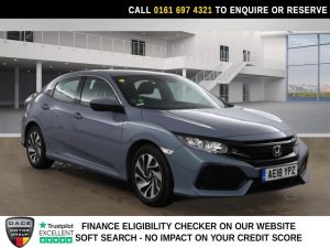 Used 2018 GREY HONDA CIVIC Hatchback 1.0 VTEC Turbo SE Hatchback 5dr Petrol Manual Euro 6 (s/s) (129 ps) (reg. 2018-03-29) for sale in Manchester