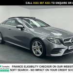 Used 2018 GREY MERCEDES-BENZ E-CLASS Coupe 3.0 E350d V6 AMG Line (Premium Plus) Coupe 2dr Diesel G-Tronic+ 4MATIC Euro 6 (s/s) (258 ps) (reg. 2018-03-30) for sale in Manchester