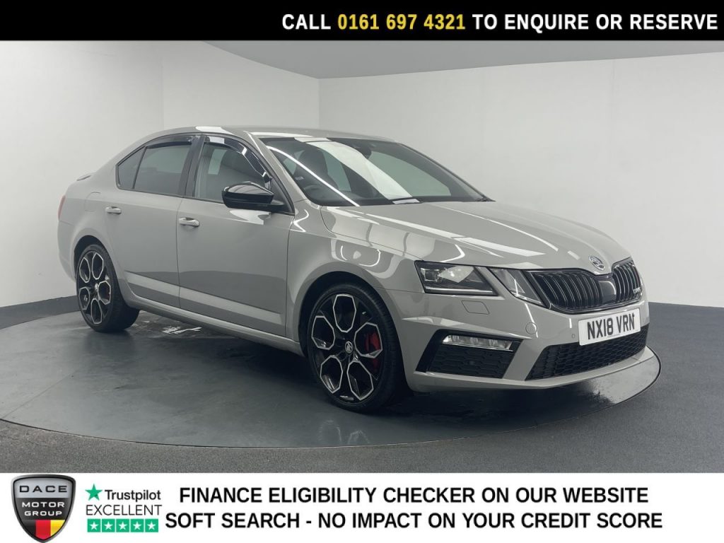 Used 2018 GREY SKODA OCTAVIA Hatchback 2.0 TSI vRS Hatchback 5dr Petrol Manual Euro 6 (s/s) (245 ps) (reg. 2018-03-08) for sale in Manchester