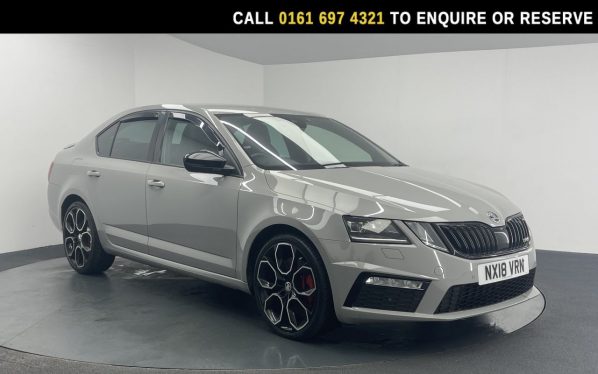 Used 2018 GREY SKODA OCTAVIA Hatchback 2.0 TSI vRS Hatchback 5dr Petrol Manual Euro 6 (s/s) (245 ps) (reg. 2018-03-08) for sale in Manchester