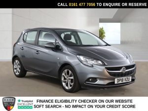 Used 2018 GREY VAUXHALL CORSA Hatchback 1.4i ecoTEC SRi Hatchback 5dr Petrol Manual Euro 6 (90 ps) (reg. 2018-06-30) for sale in Stockport