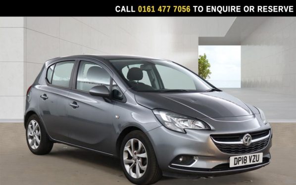 Used 2018 GREY VAUXHALL CORSA Hatchback 1.4i ecoTEC SRi Hatchback 5dr Petrol Manual Euro 6 (90 ps) (reg. 2018-06-30) for sale in Stockport