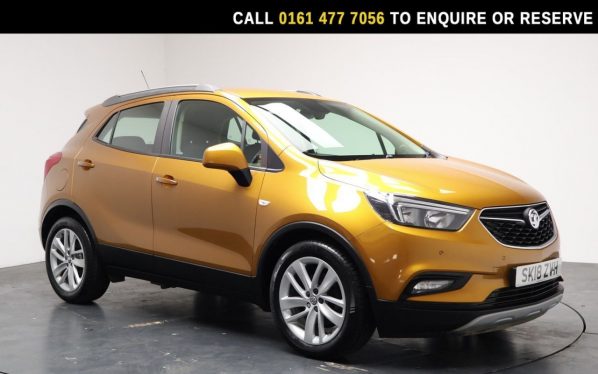 Used 2018 ORANGE VAUXHALL MOKKA X SUV 1.4i Turbo Design Nav SUV 5dr Petrol Auto Euro 6 (140 ps) (reg. 2018-06-08) for sale in Stockport