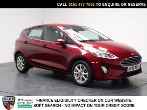Used 2018 RED FORD FIESTA Hatchback 1.1 Ti-VCT Zetec Hatchback 5dr Petrol Manual Euro 6 (s/s) (85 ps) (reg. 2018-09-30) for sale in Stockport